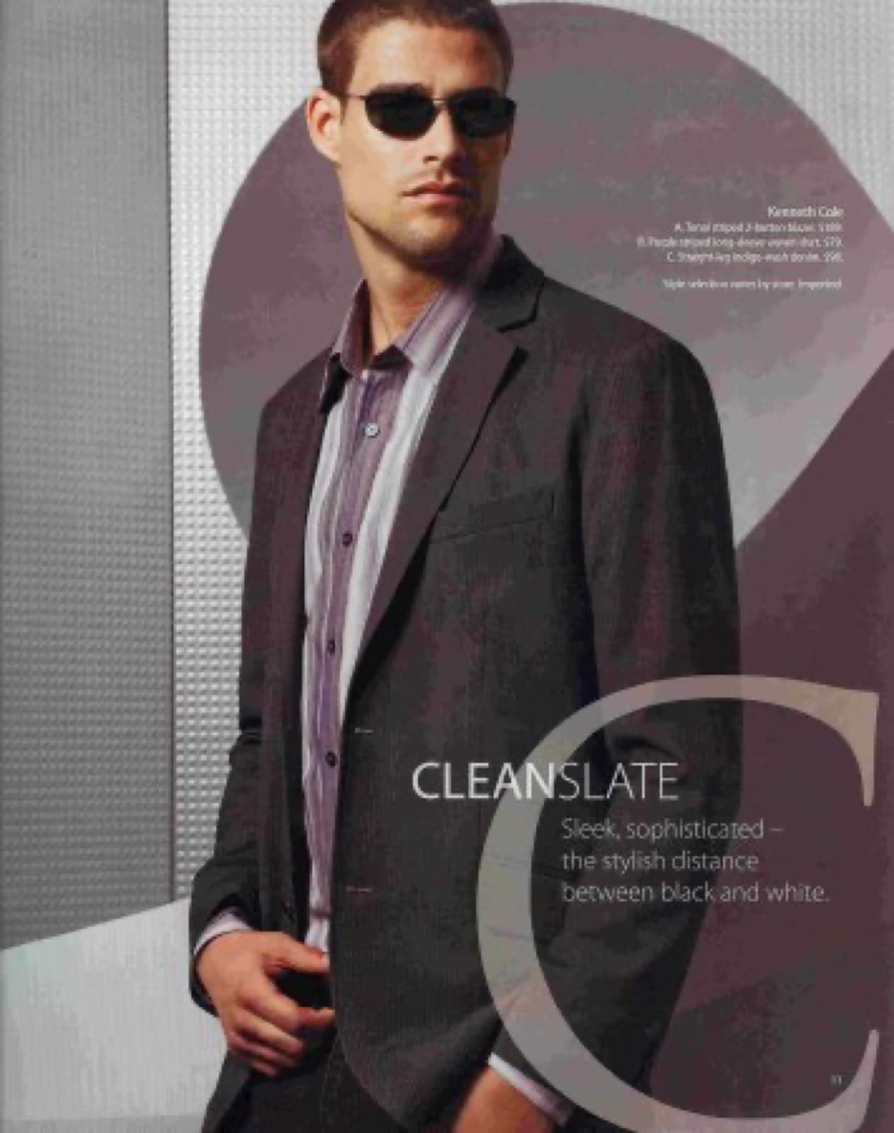 Brandon Mills — commercial campaign frame from the genesis modeling archive