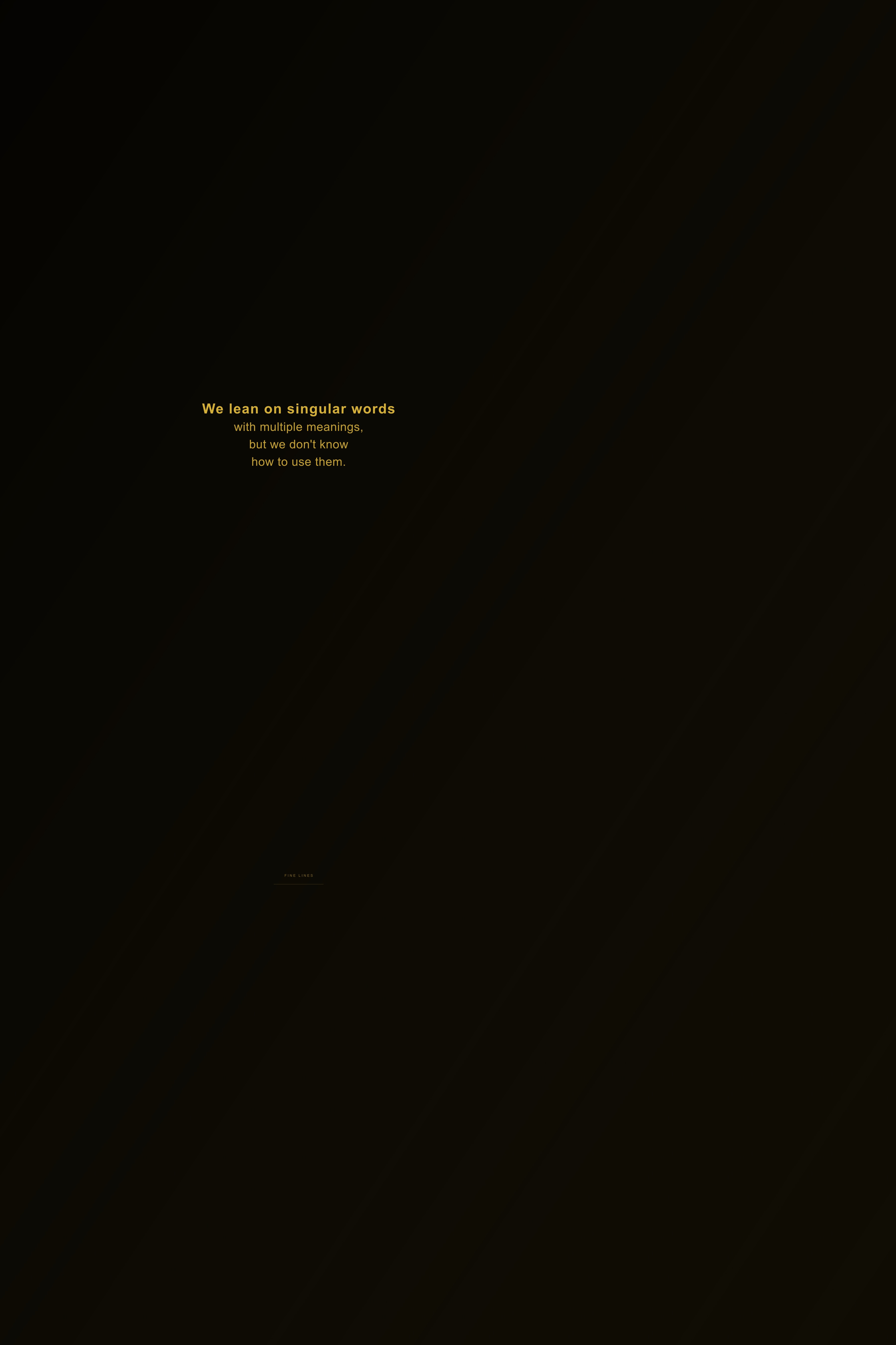 Poetry - Fine Lines - Art Print